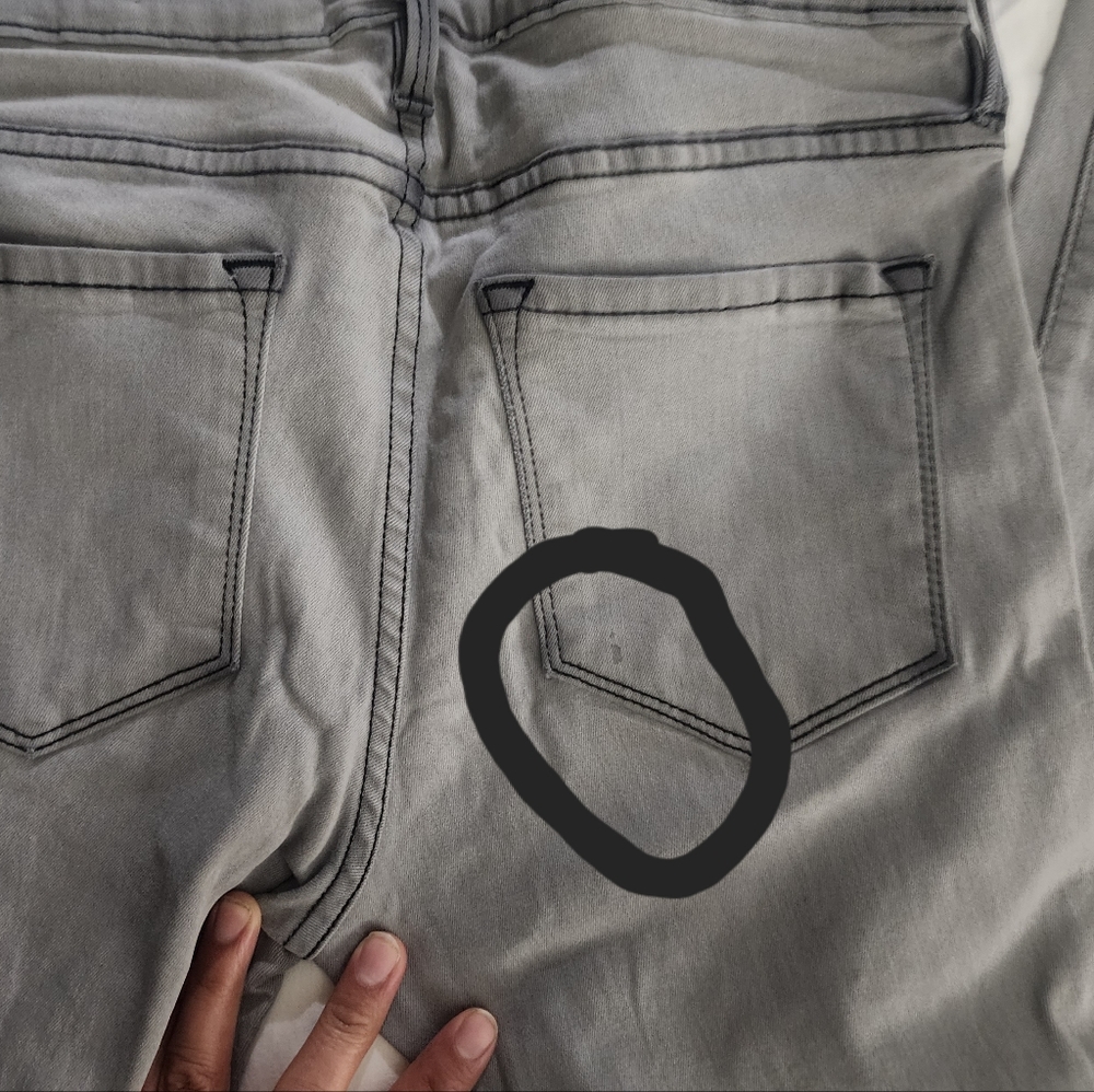 Frame  gray skinny jeans  size 27 - Picture 9 of 9